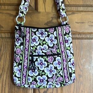 Vera Bradley Plum Petals Crossbody Bag